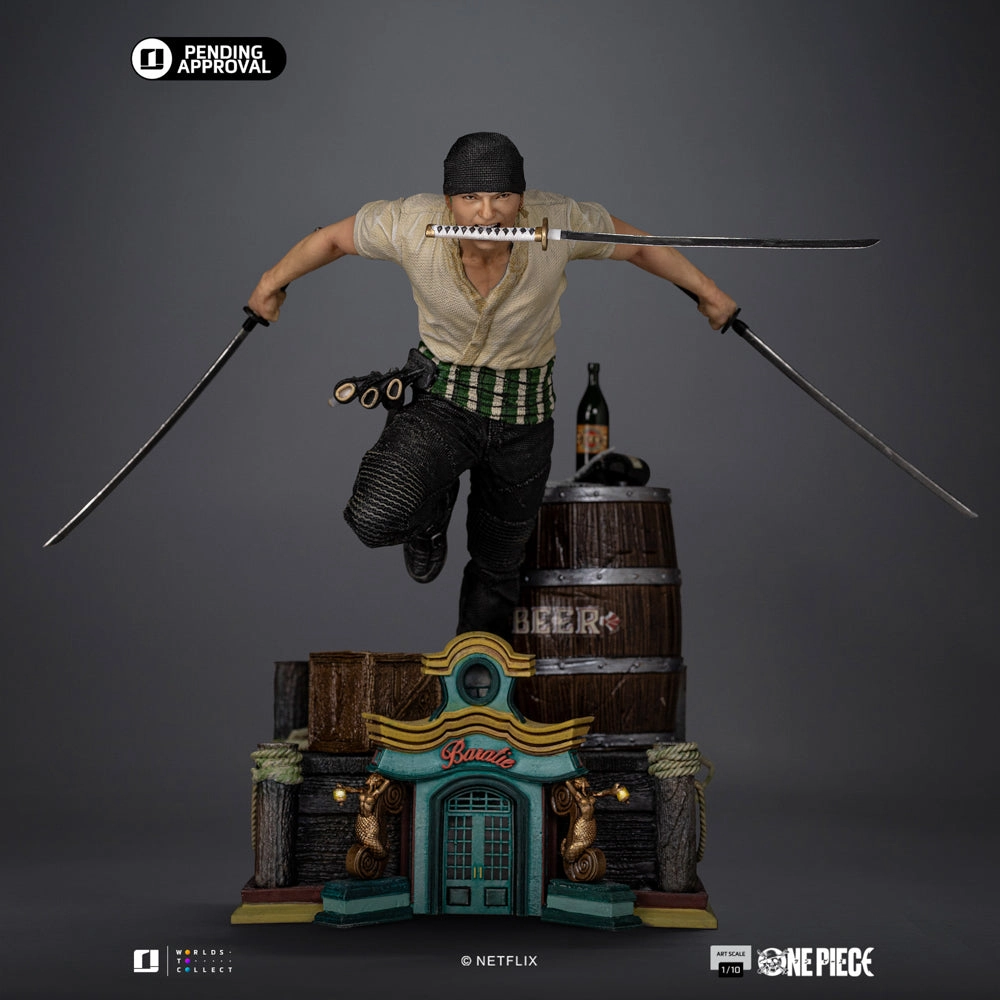 One Piece (Netflix) - Roronoa Zoro Art Scale 1/10 Expert Level Designer Showcase