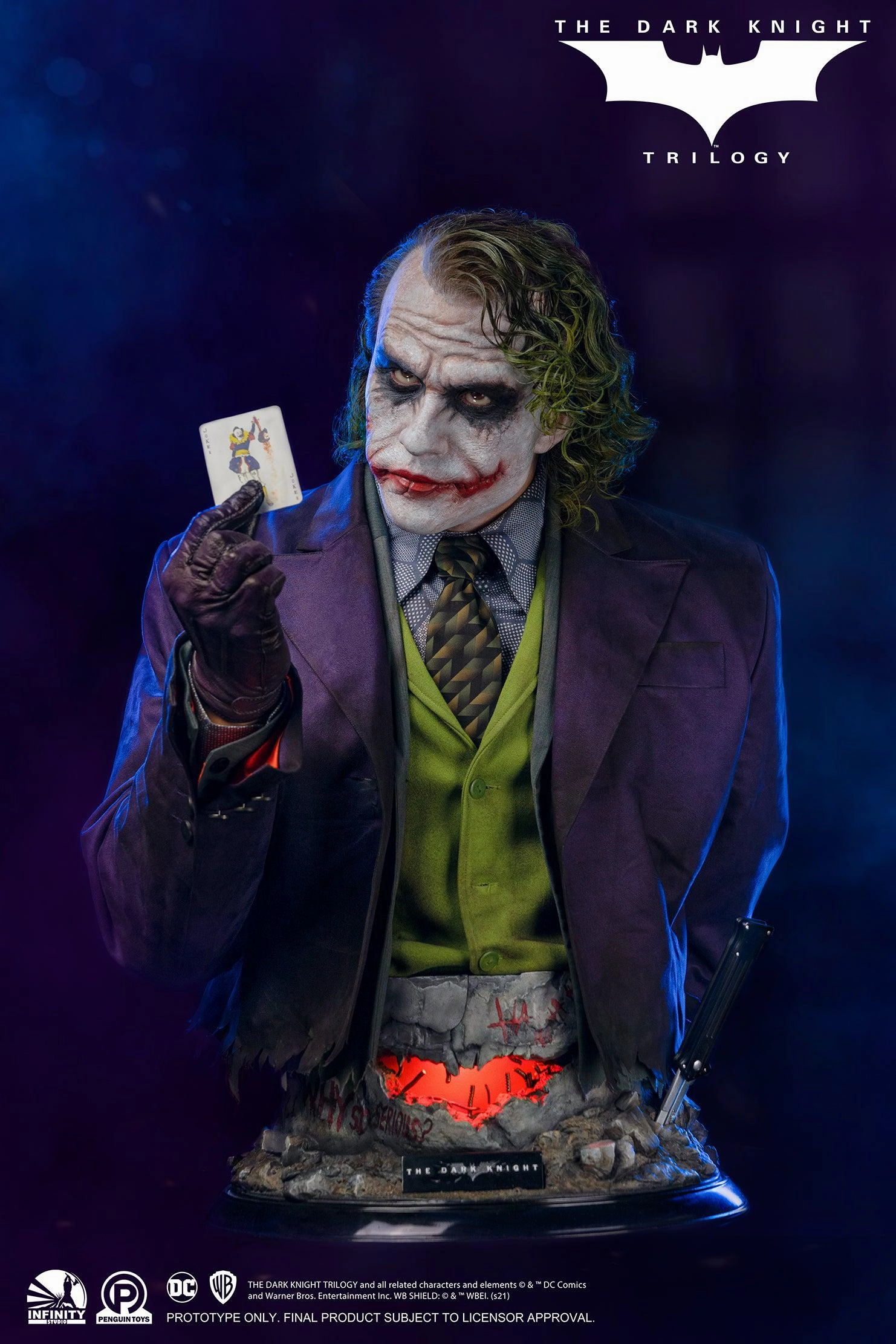 The Dark Knight Joker Life-Size Bust (Heath Ledger) Everyday Use