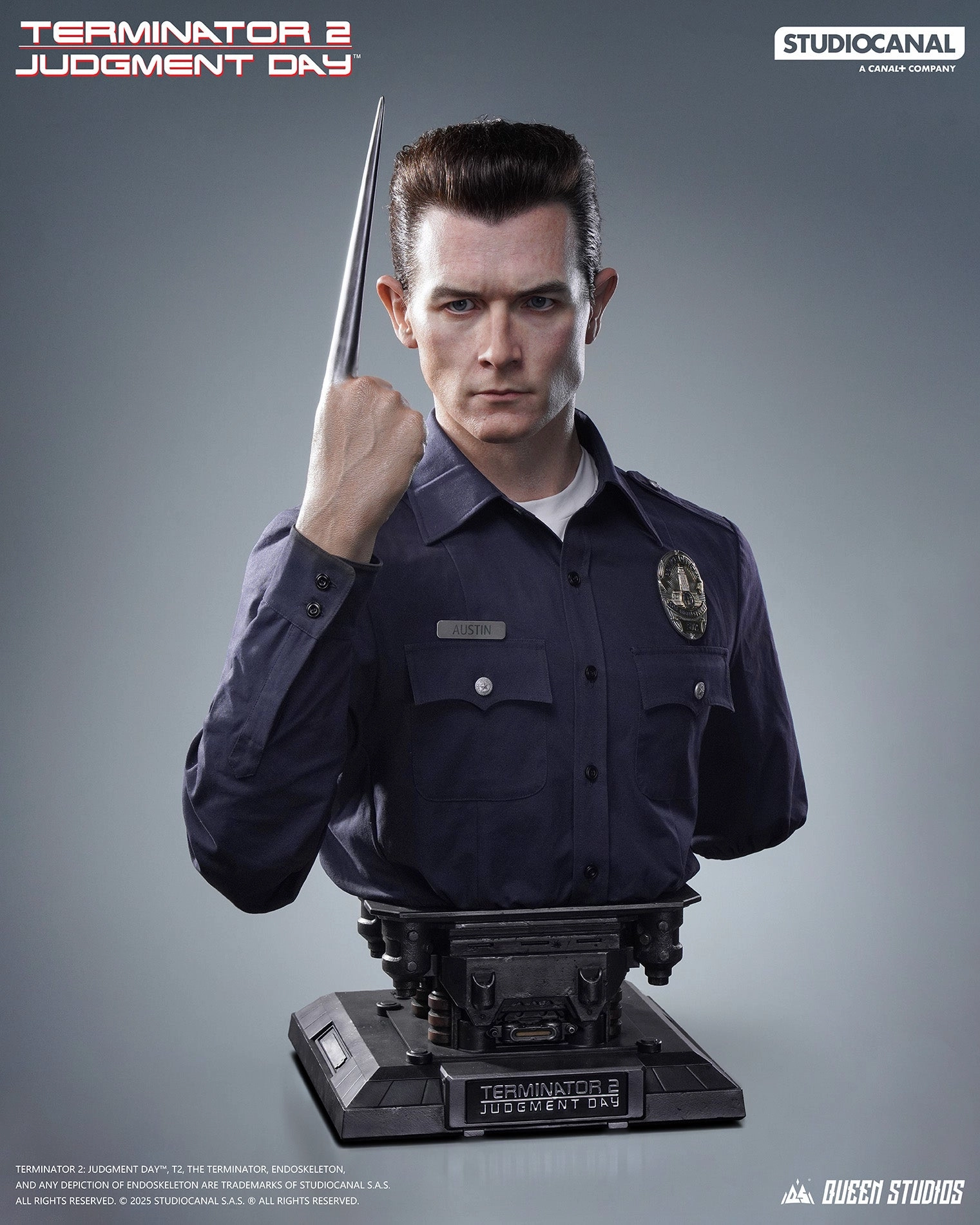 T-1000 (Ver. 2) Life-Size Bust Decorative Model