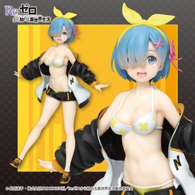 Rococo Sculpture Premium Sculpture TAITO Re: ZERO Rem Jumper Swimsuit ver