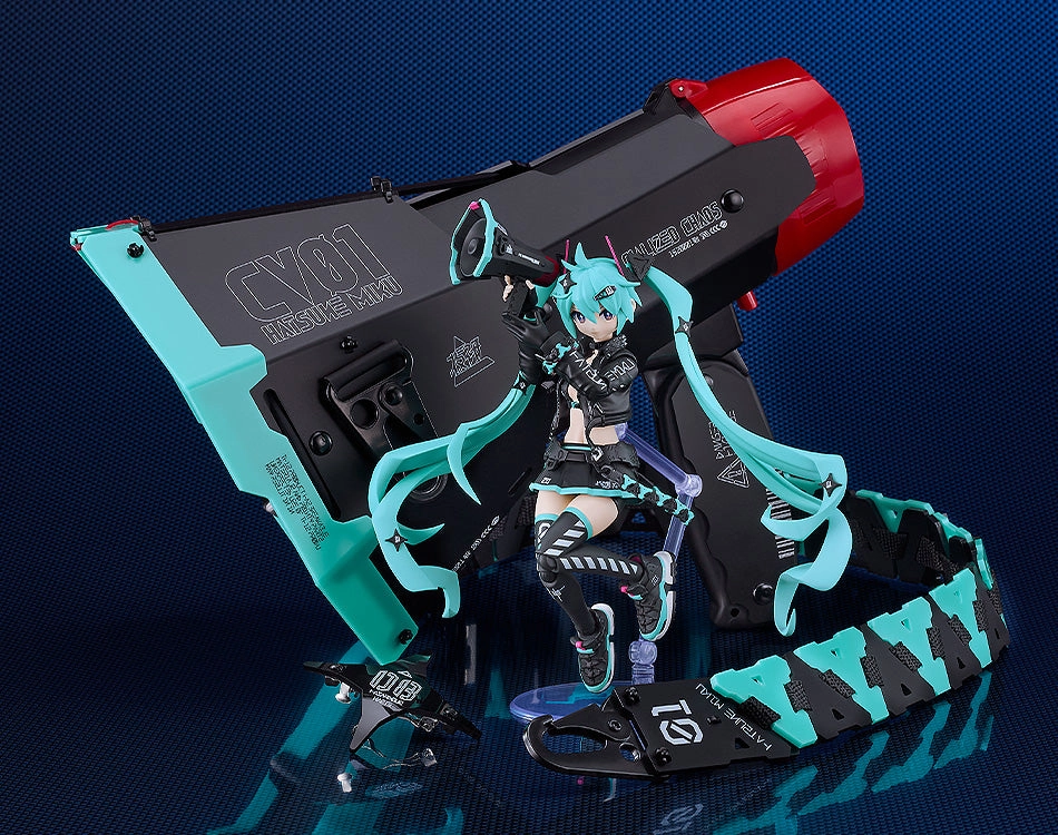 Temple Statue PLAMATEA Hatsune Miku: Chuocho Tactical Craft Ver Fan Convention Vinyl Statue