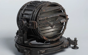 The Batman Bat Signal InArt 1/6 Scale Figure Accessory Robot Showcase Character Art