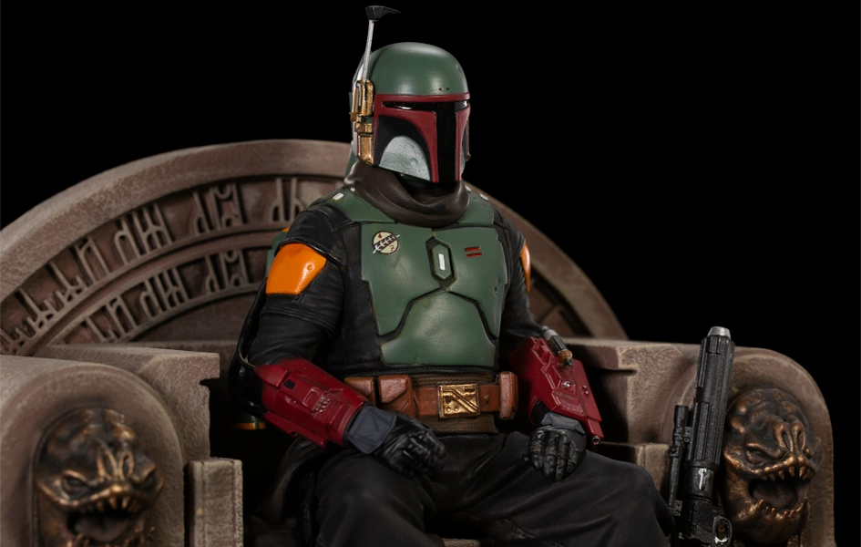 The Mandalorian - Boba Fett on Throne Deluxe Art Scale 1/10 Vinyl Hobby