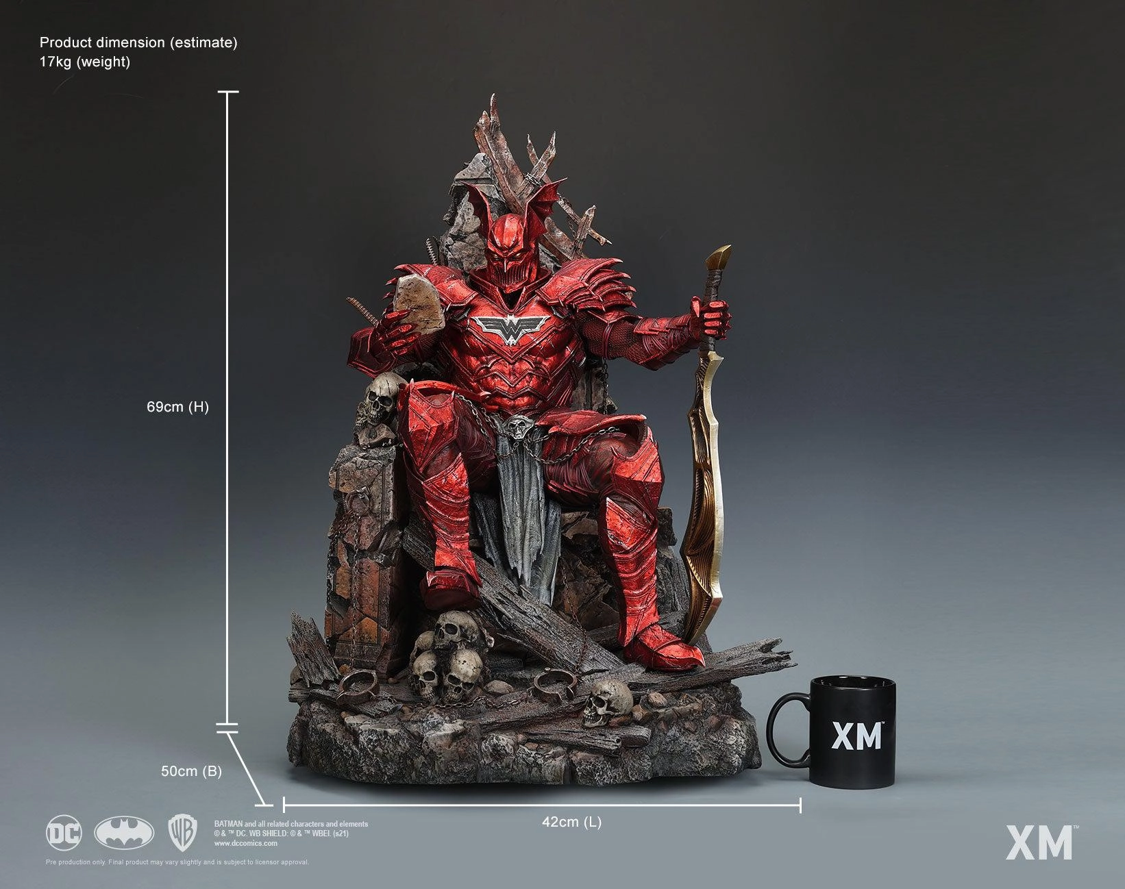 The Merciless (Dark Nights - Metal Series) 1/4 Scale Statue - Version B Action Goods