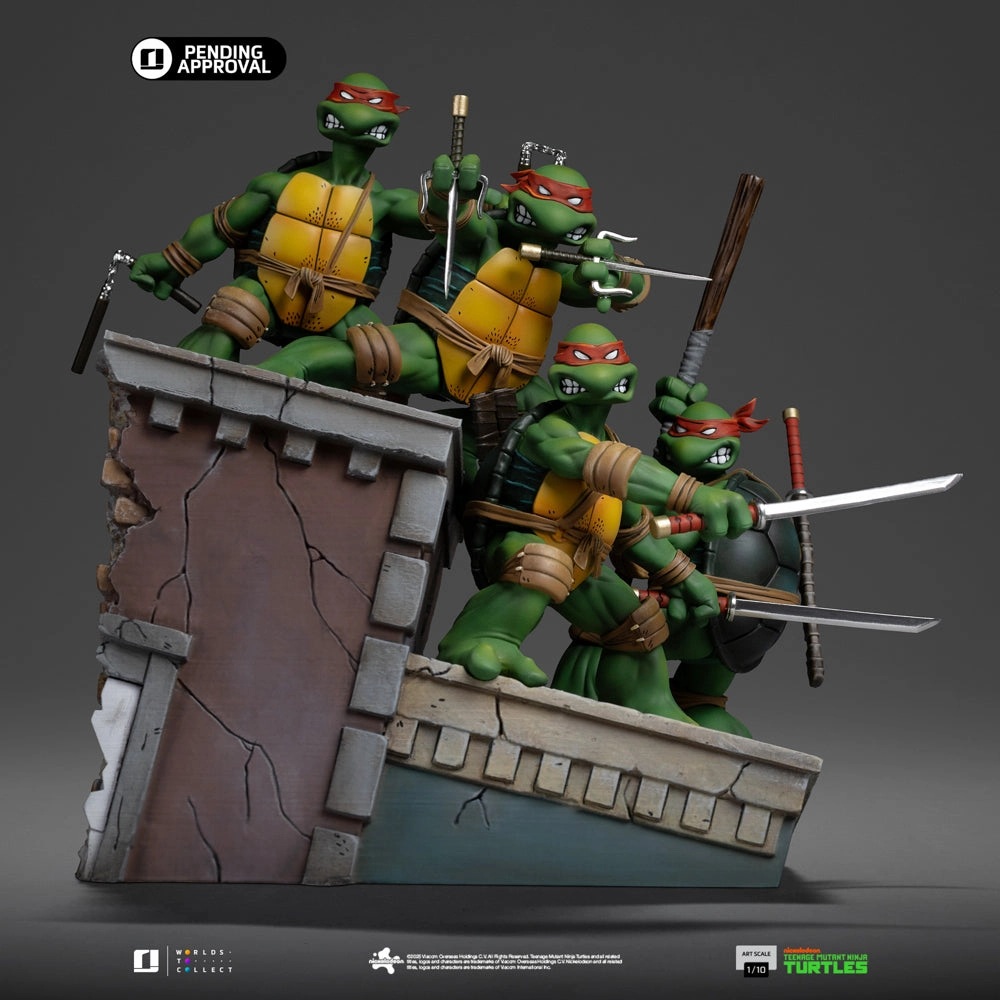 Battery operated TMNT Set (Kevin Eastman Version) Deluxe Art Scale 1/10