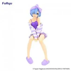 Noodle Stopper Figure Rem Room Wear Purple Color ver Light Up Feature Gaming Item
