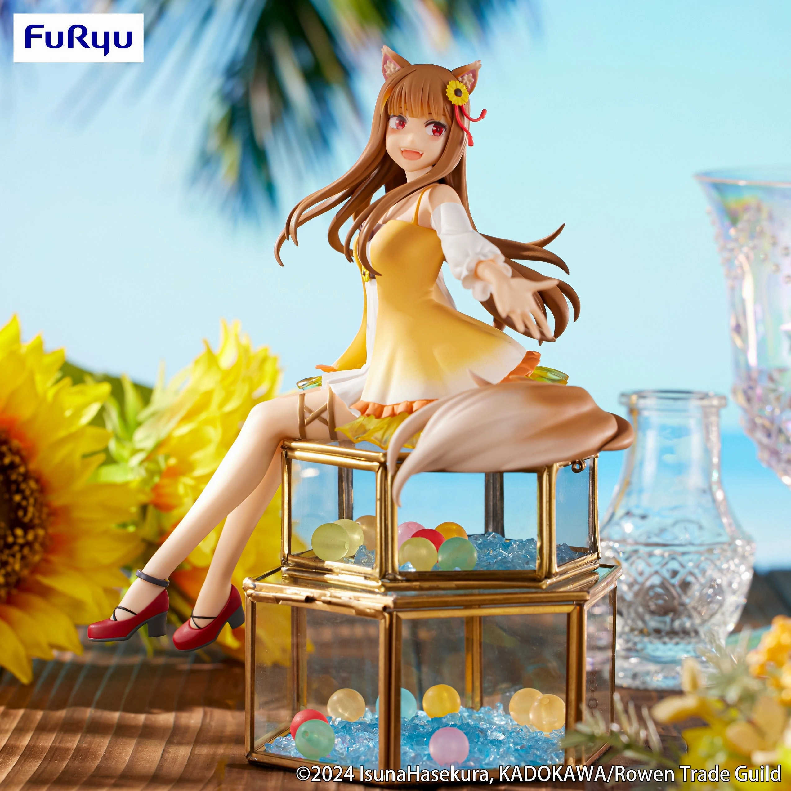 Price Guide Mecha Robot Spice and Wolf Noodle Stopper Figure Holo Sunflower Dress ver