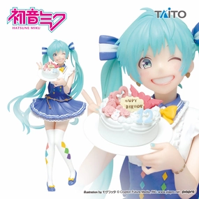PVC Collectible Anime Decor TAITO Hatsune Miku Birthday figure 2019 ver.