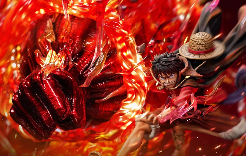 Posable Model One Piece - Three Brothers #2 Monkey D. Luffy (Fire Karma)