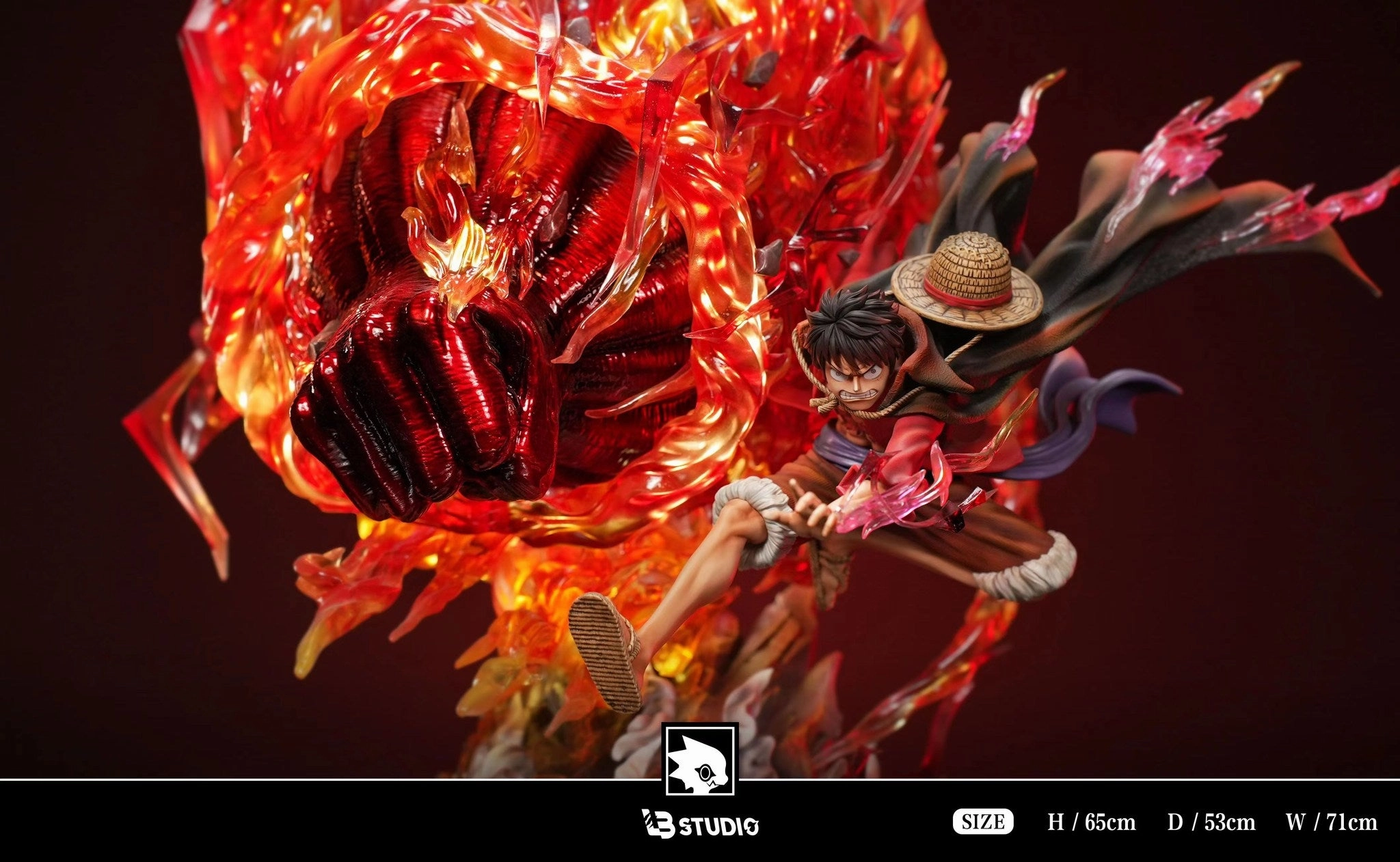 Designer Showcase Mythological God One Piece - Three Brothers #2 Monkey D. Luffy (Fire Karma)