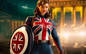 Miniature Product NFC Feature What If...? - Captain Carter Art Scale 1/10