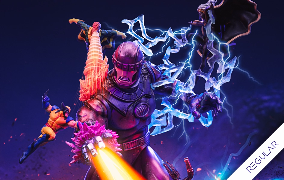 Mid Century X-Men Danger Room Diorama A Demi Art Scale 1/20