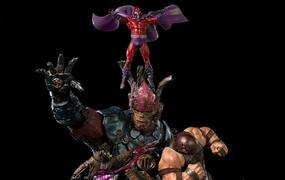 X-Men Vs Sentinel #2 Deluxe BDS Statue Art Toy Dorm Room