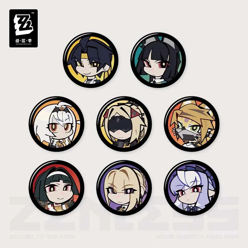 ZENLESS ZONE ZERO Perfect Match Series: Agent Avatar Mini Badge Fourth Edition Game Adaptation